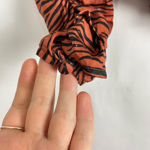 Free People | Tiger Open Back Cut-Out Flouncy Peplum Smocked Long Sleeve Top - Picture 8 of 11